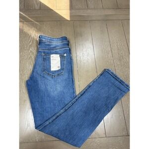 Pilcro Slim Boyfriend Jeans Women 26 Blue Denim Classic Quiet Luxury Style